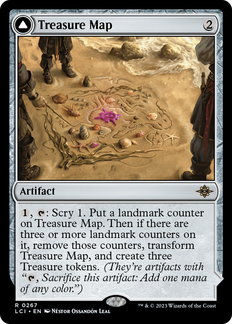 Treasure Map // Treasure Cove (LCI-267) - The Lost Caverns of Ixalan - Premium MTG Single from Wizards of the Coast - Just $0.08! Shop now at Game Crave Tournament Store