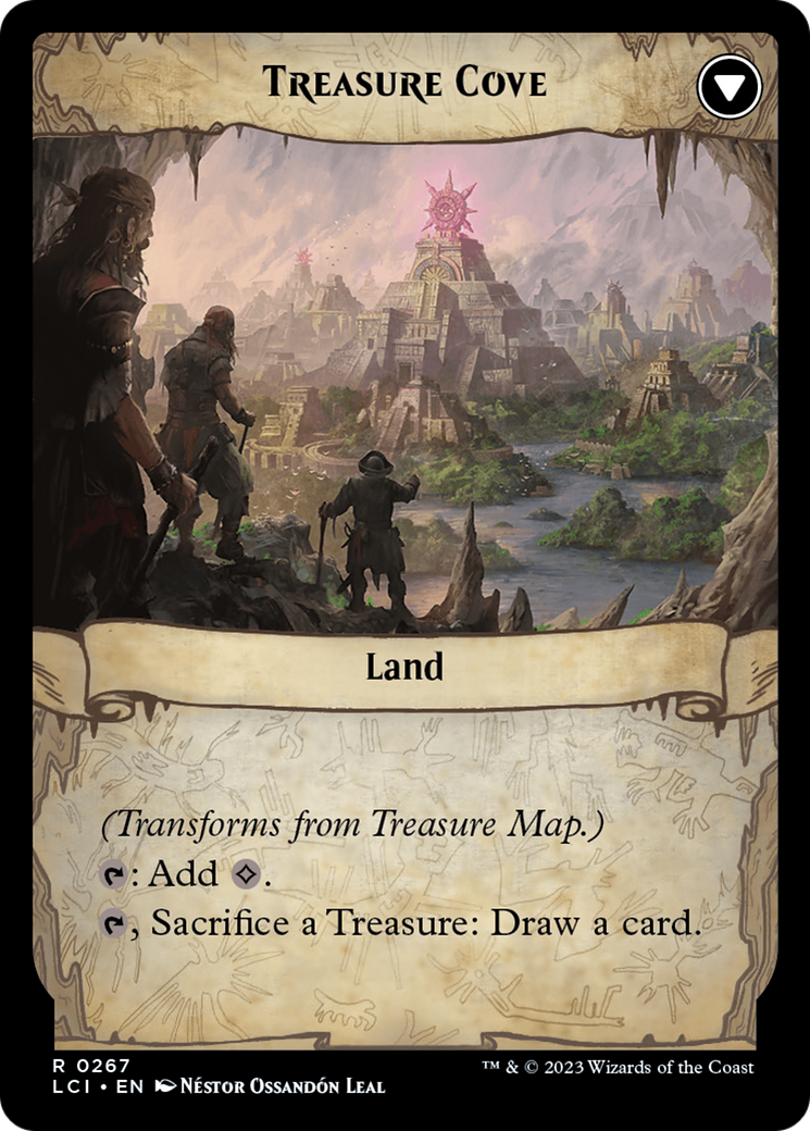 Treasure Map // Treasure Cove (LCI-267) - The Lost Caverns of Ixalan - Premium MTG Single from Wizards of the Coast - Just $0.08! Shop now at Game Crave Tournament Store