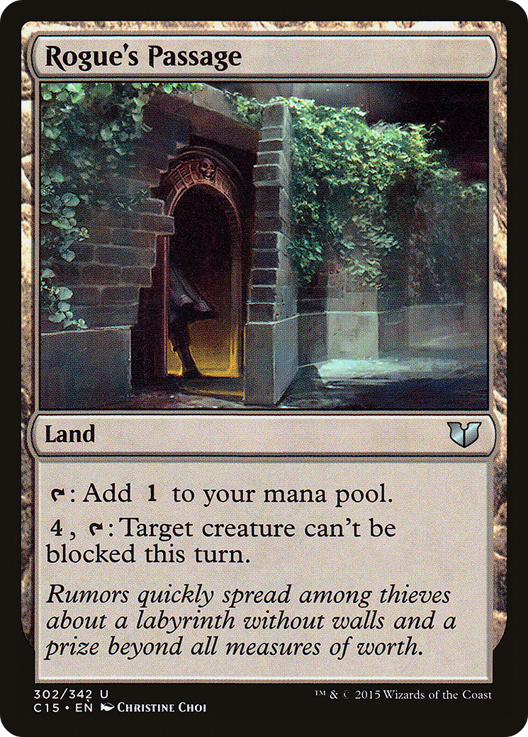 Rogue's Passage (C15-302) - Commander 2015 - Premium MTG Single from Wizards of the Coast - Just $0.08! Shop now at Game Crave Tournament Store