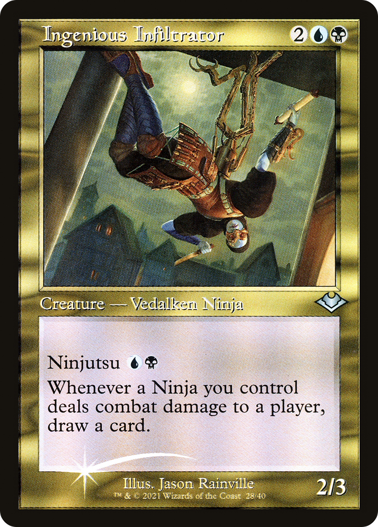 Ingenious Infiltrator (H1R-028) - Modern Horizons 1 Timeshifts Foil - Premium MTG Single from Wizards of the Coast - Just $0.61! Shop now at Game Crave Tournament Store