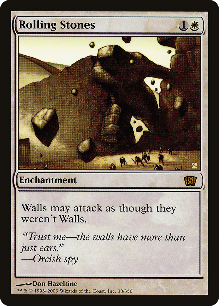 Rolling Stones (8ED-38★) - Eighth Edition Foil - Premium MTG Single from Wizards of the Coast - Just $5.90! Shop now at Game Crave Tournament Store