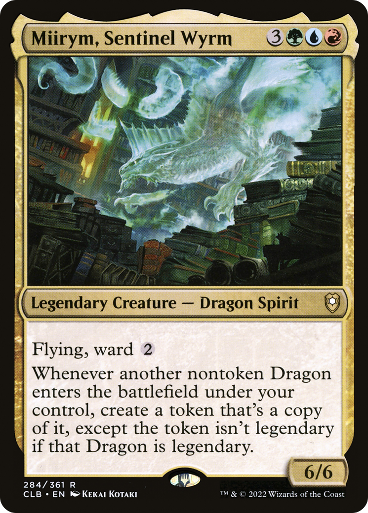 Miirym, Sentinel Wyrm (CLB-284) - Commander Legends: Battle for Baldur's Gate - Premium MTG Single from Wizards of the Coast - Just $1.14! Shop now at Game Crave Tournament Store