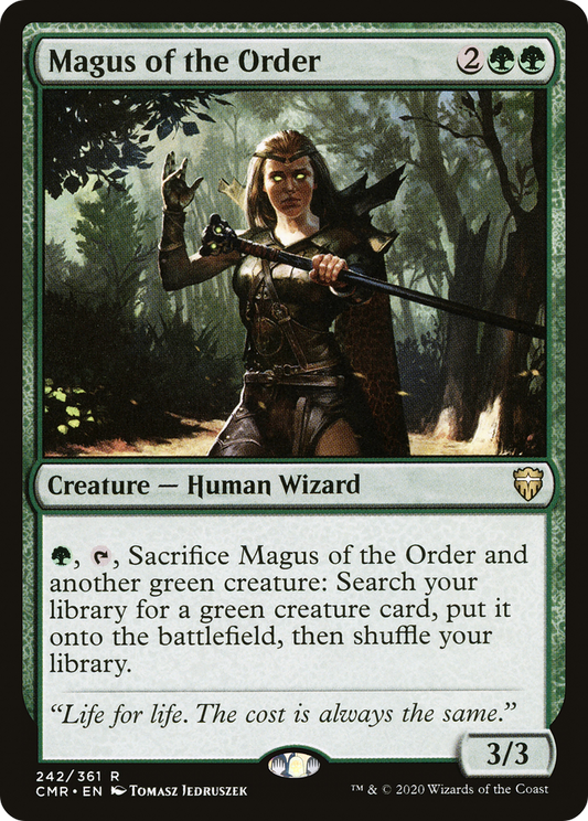 Magus of the Order (CMR-242) - Commander Legends - Premium MTG Single from Wizards of the Coast - Just $0.08! Shop now at Game Crave Tournament Store