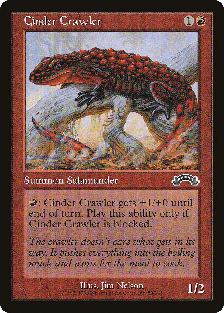 Cinder Crawler (EXO-080) - Exodus - Premium MTG Single from Wizards of the Coast - Just $0.08! Shop now at Game Crave Tournament Store