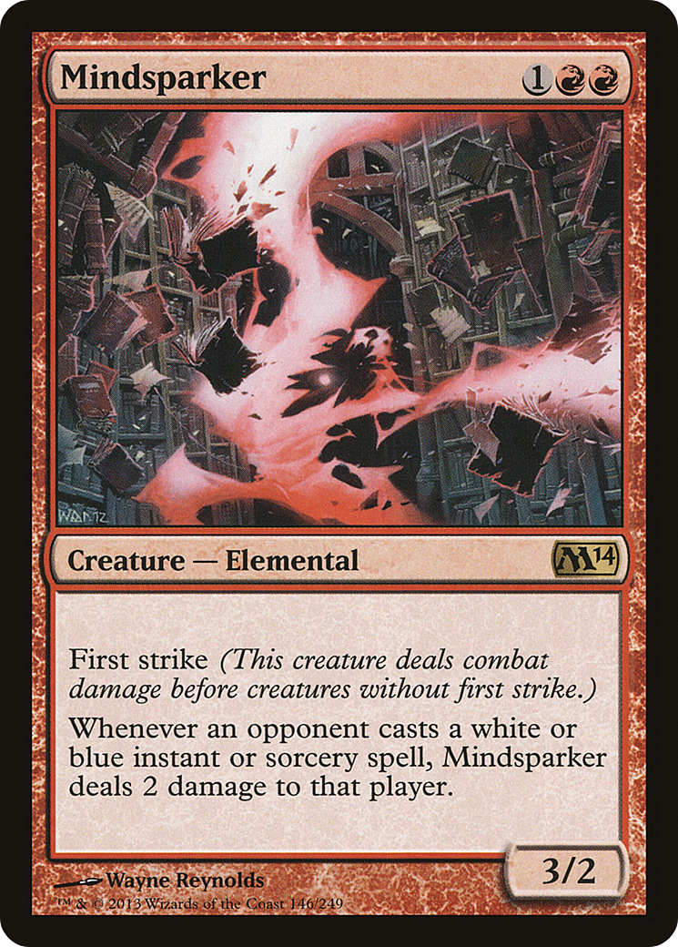 Mindsparker (M14-146) - Magic 2014 Foil - Premium MTG Single from Wizards of the Coast - Just $0.08! Shop now at Game Crave Tournament Store