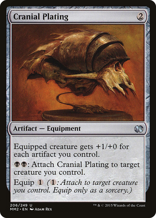 Cranial Plating (MM2-206) - Modern Masters 2015 - Premium MTG Single from Wizards of the Coast - Just $0.08! Shop now at Game Crave Tournament Store