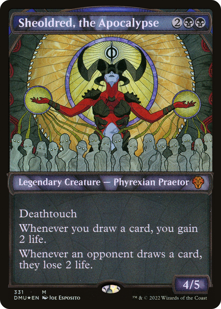 Sheoldred, the Apocalypse (DMU-331) - Dominaria United: (Showcase) Foil - Premium MTG Single from Wizards of the Coast - Just $24! Shop now at Game Crave Tournament Store