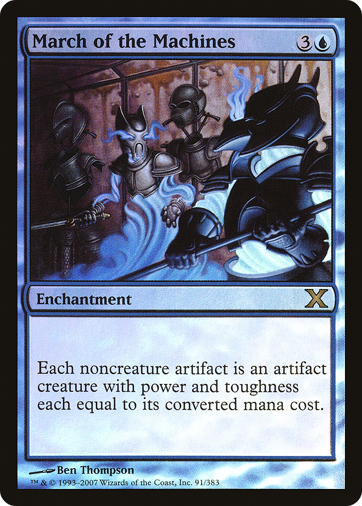 March of the Machines (10E-91★) - Tenth Edition Foil - Premium MTG Single from Wizards of the Coast - Just $5.56! Shop now at Game Crave Tournament Store