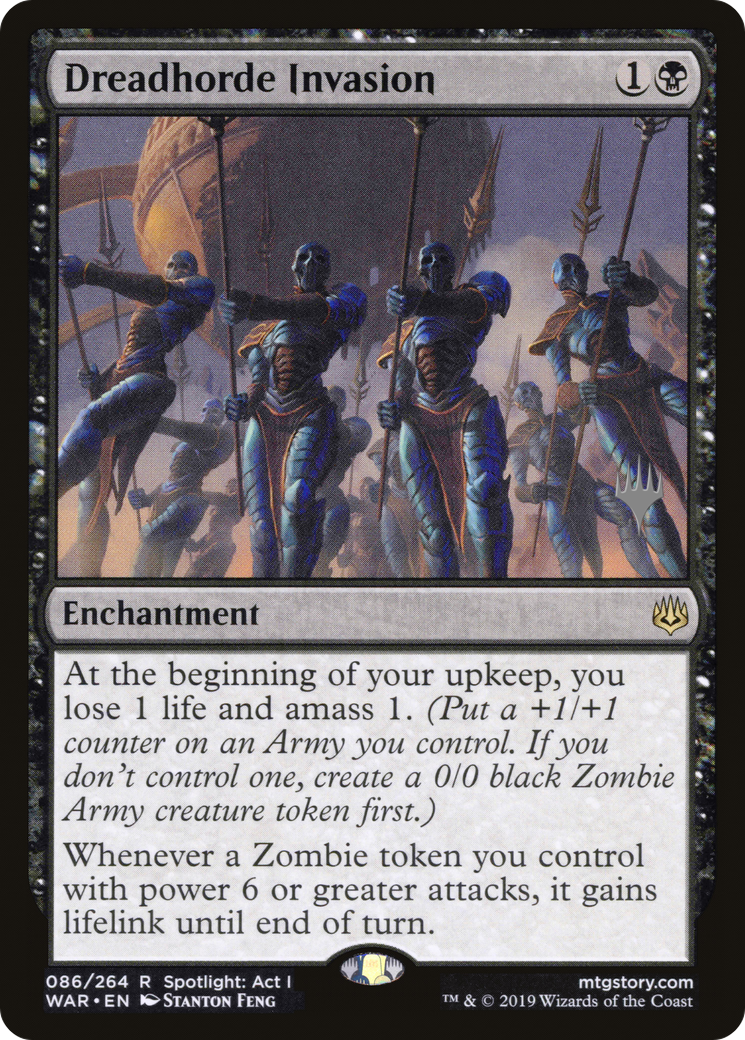 Dreadhorde Invasion (PWAR-86P) - War of the Spark Promos - Premium MTG Single from Wizards of the Coast - Just $0.20! Shop now at Game Crave Tournament Store