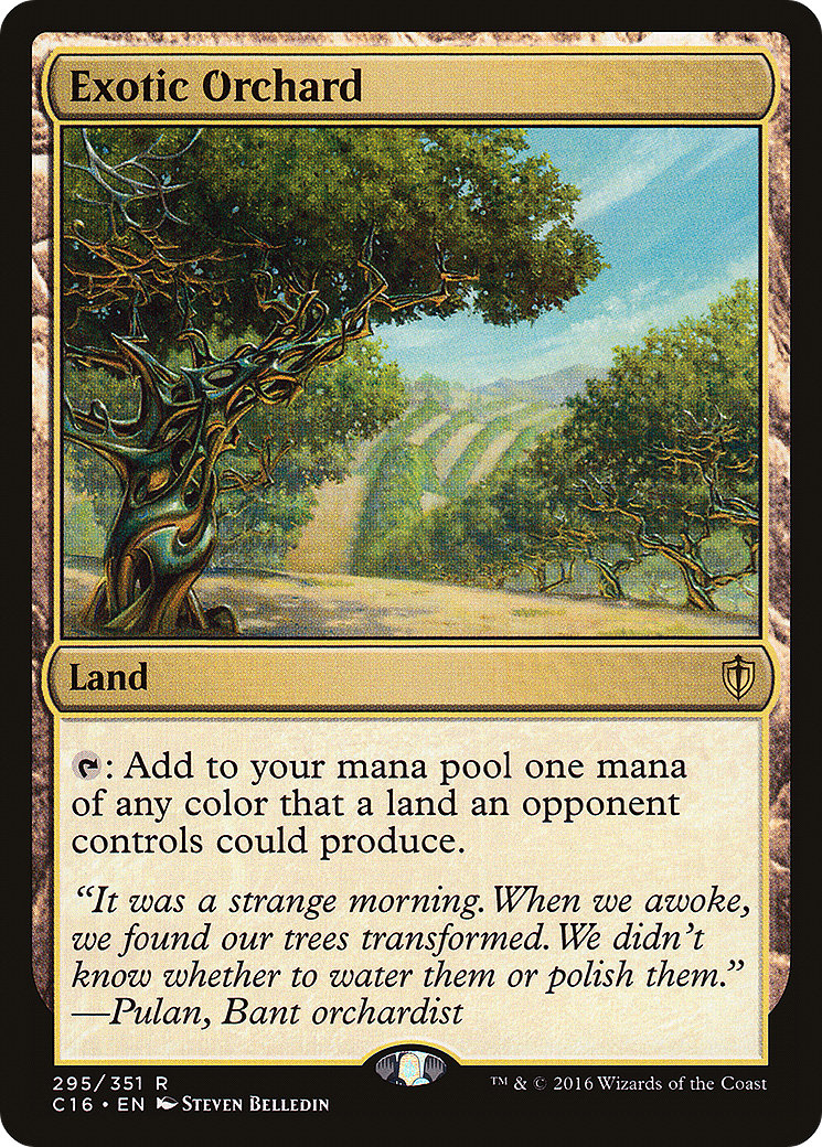 Exotic Orchard (C16-295) - Commander 2016 - Premium MTG Single from Wizards of the Coast - Just $0.08! Shop now at Game Crave Tournament Store