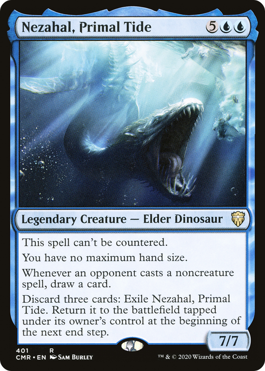 Nezahal, Primal Tide (CMR-401) - Commander Legends - Premium MTG Single from Wizards of the Coast - Just $1.83! Shop now at Game Crave Tournament Store