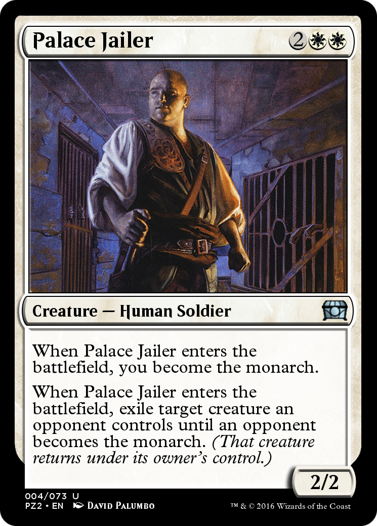 Palace Jailer (PZ2-004) - Treasure Chest Foil - Premium MTG Single from Wizards of the Coast - Just $0! Shop now at Game Crave Tournament Store