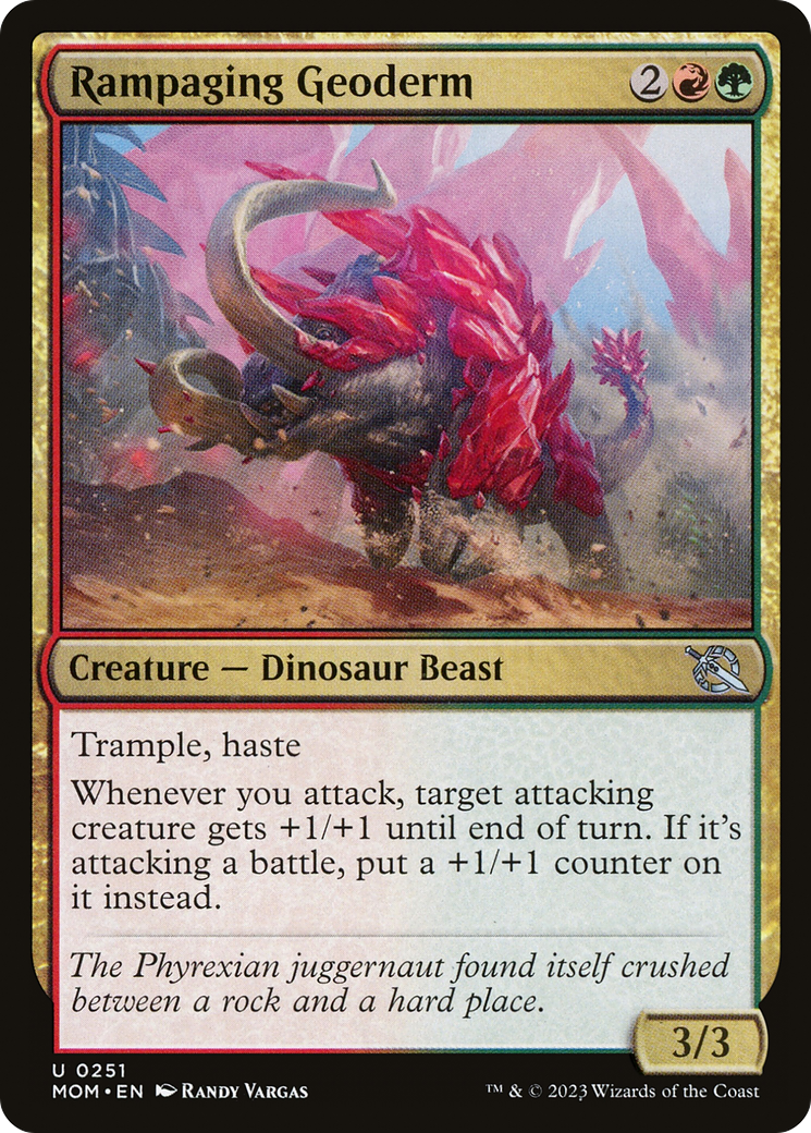 Rampaging Geoderm (MOM-251) - March of the Machine - Premium MTG Single from Wizards of the Coast - Just $0.08! Shop now at Game Crave Tournament Store