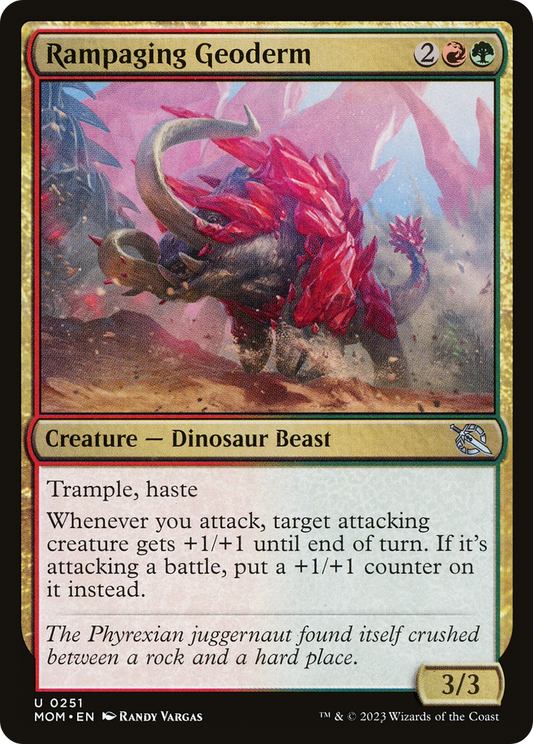 Rampaging Geoderm (MOM-251) - March of the Machine - Premium MTG Single from Wizards of the Coast - Just $0.08! Shop now at Game Crave Tournament Store