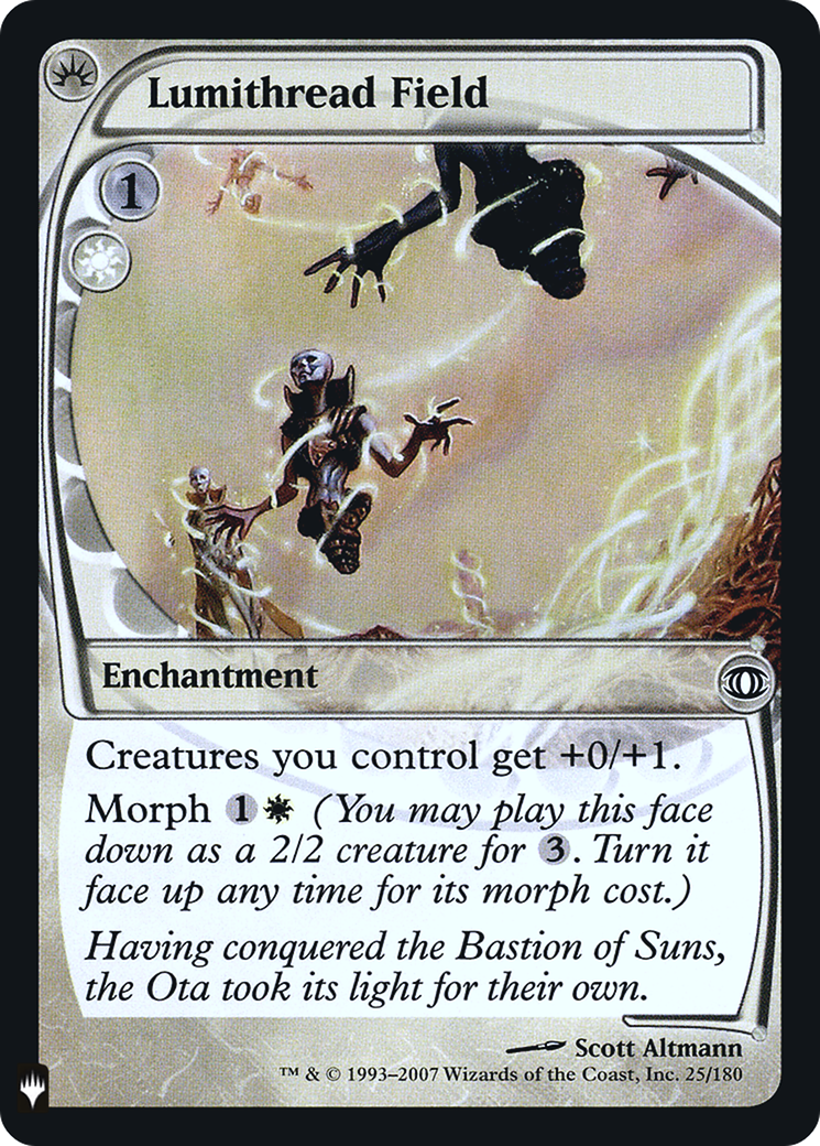 Lumithread Field (FMB1-009) - Mystery Booster Retail Edition Foils Foil - Premium MTG Single from Wizards of the Coast - Just $0.08! Shop now at Game Crave Tournament Store