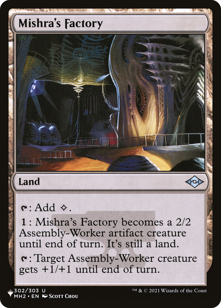 Mishra's Factory (PLIST-960) - The List - Premium MTG Single from Wizards of the Coast - Just $0.08! Shop now at Game Crave Tournament Store