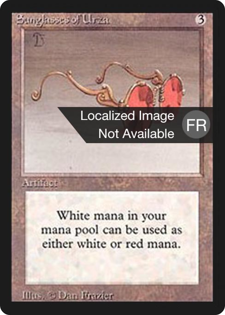 Sunglasses of Urza (FBB-276) - Foreign Black Border - Premium MTG Single from Wizards of the Coast - Just $0! Shop now at Game Crave Tournament Store