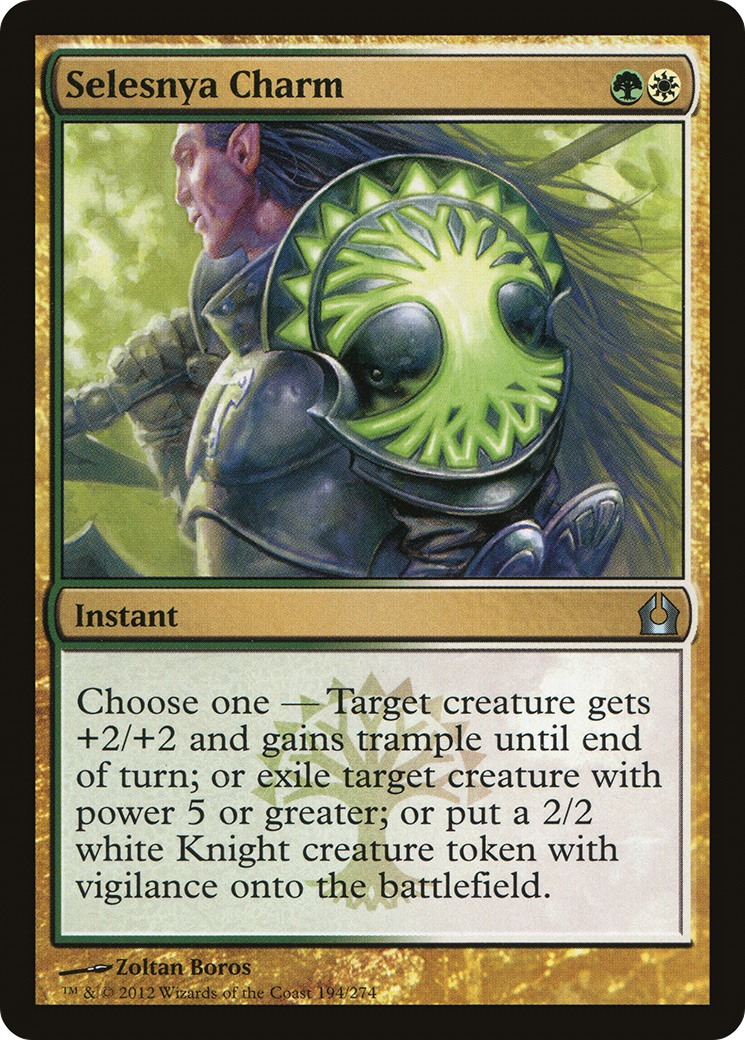 Selesnya Charm (RTR-194) - Return to Ravnica Foil - Premium MTG Single from Wizards of the Coast - Just $1.72! Shop now at Game Crave Tournament Store