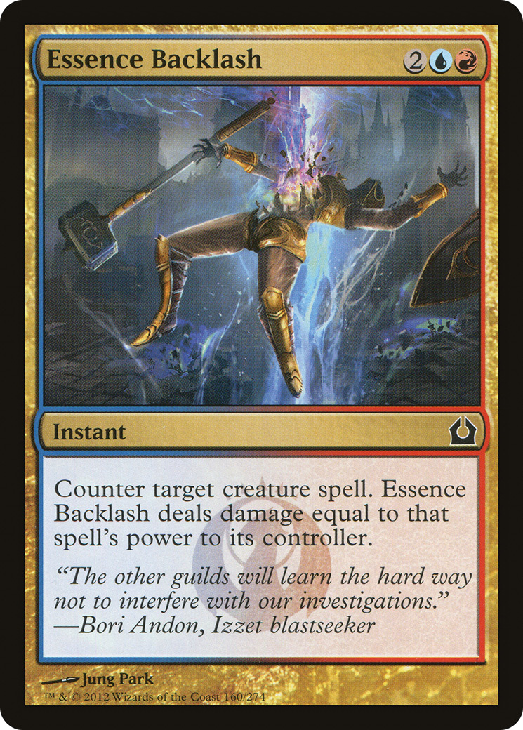 Essence Backlash (RTR-160) - Return to Ravnica Foil - Premium MTG Single from Wizards of the Coast - Just $0.08! Shop now at Game Crave Tournament Store