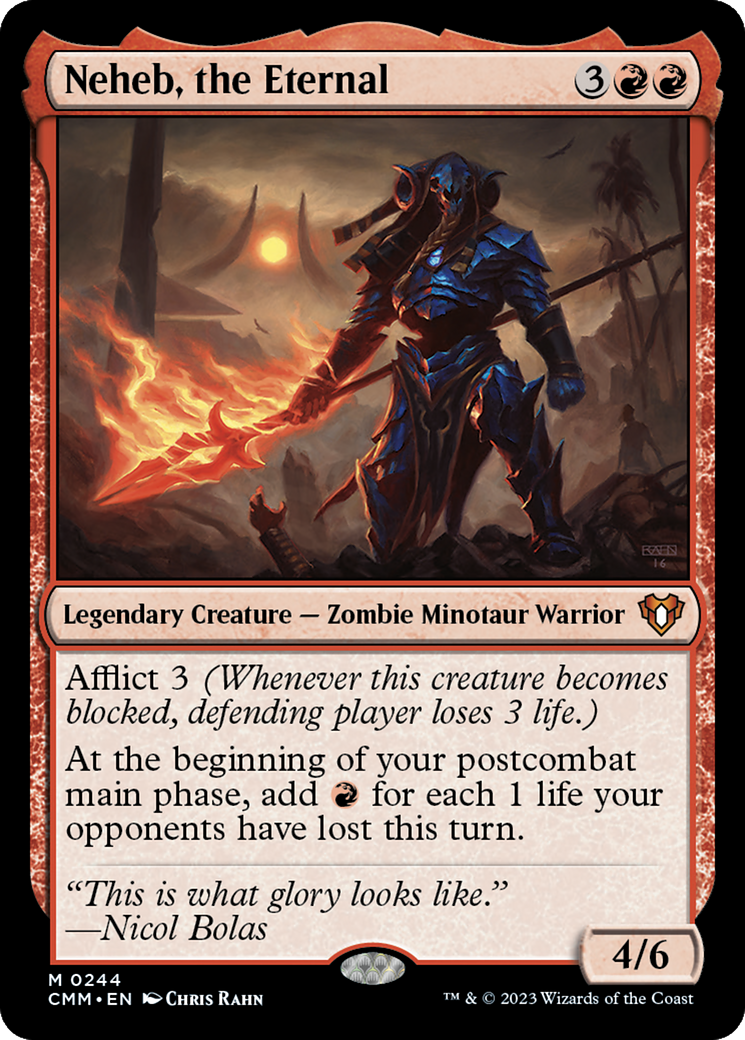 Neheb, the Eternal (CMM-244) - Commander Masters - Premium MTG Single from Wizards of the Coast - Just $0.30! Shop now at Game Crave Tournament Store