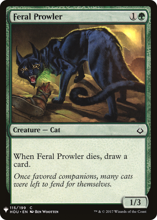 Feral Prowler (MB1-1209) - Mystery Booster - Premium MTG Single from Wizards of the Coast - Just $0.08! Shop now at Game Crave Tournament Store