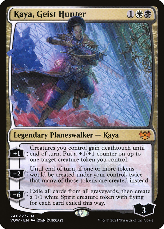 Kaya, Geist Hunter (VOW-240) - Innistrad: Crimson Vow - Premium MTG Single from Wizards of the Coast - Just $0.48! Shop now at Game Crave Tournament Store