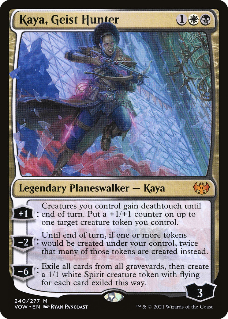 Kaya, Geist Hunter (VOW-240) - Innistrad: Crimson Vow Foil - Premium MTG Single from Wizards of the Coast - Just $0.56! Shop now at Game Crave Tournament Store