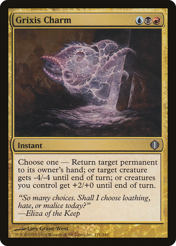 Grixis Charm (ALA-171) - Shards of Alara Foil - Premium MTG Single from Wizards of the Coast - Just $0.26! Shop now at Game Crave Tournament Store