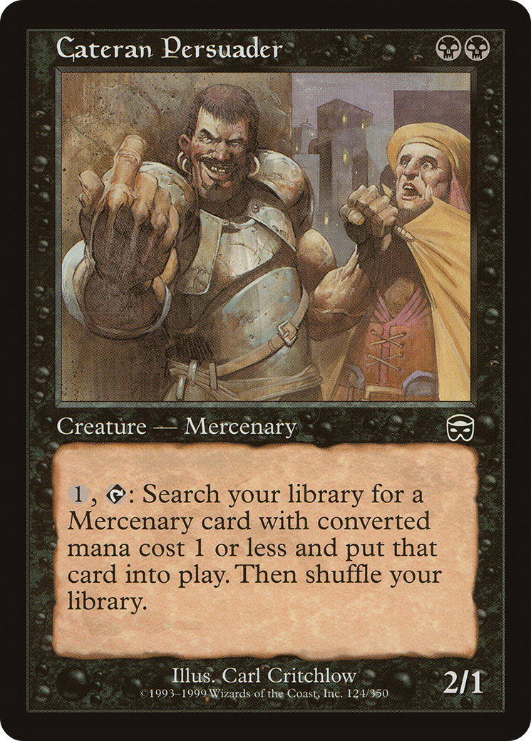 Cateran Persuader (MMQ-124) - Mercadian Masques Foil - Premium MTG Single from Wizards of the Coast - Just $0.59! Shop now at Game Crave Tournament Store