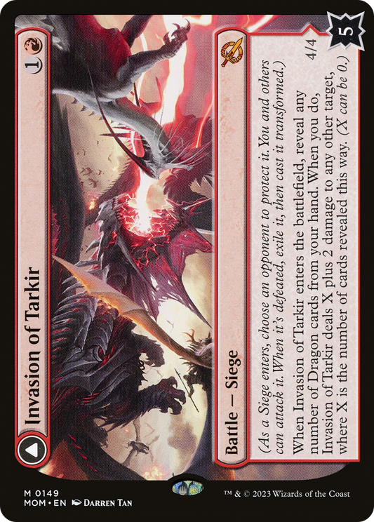 Invasion of Tarkir // Defiant Thundermaw (MOM-149) - March of the Machine - Premium MTG Single from Wizards of the Coast - Just $1.35! Shop now at Game Crave Tournament Store