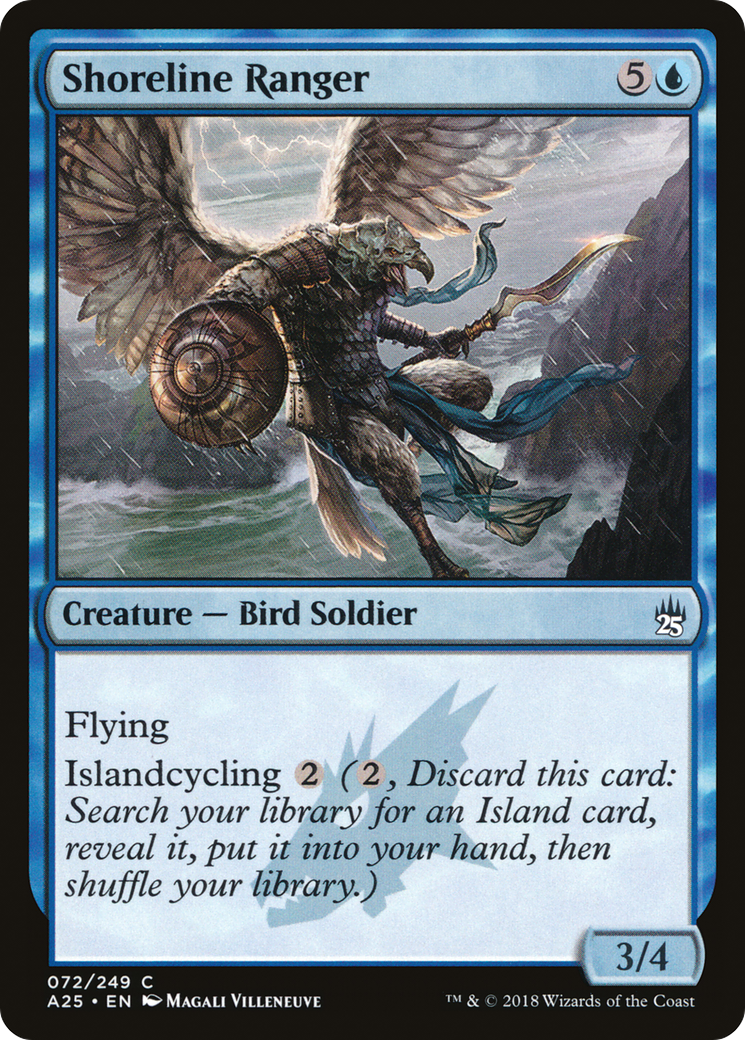 Shoreline Ranger (A25-072) - Masters 25 Foil - Premium MTG Single from Wizards of the Coast - Just $0.08! Shop now at Game Crave Tournament Store