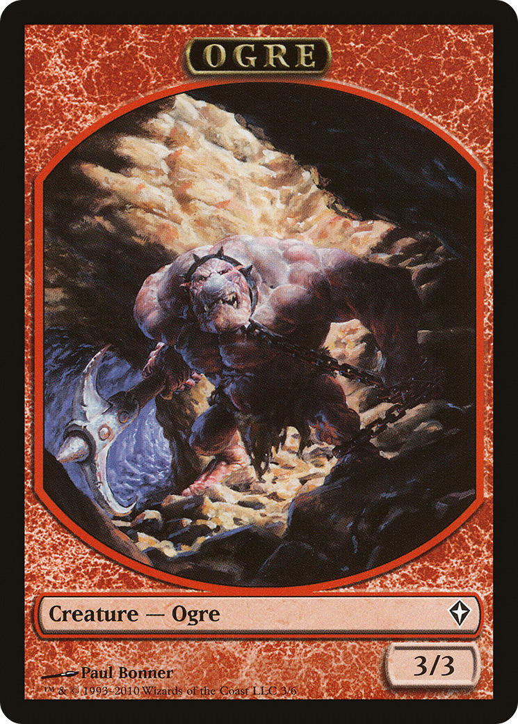 Ogre (TWWK-003) - Worldwake Tokens - Premium MTG Single from Wizards of the Coast - Just $0.44! Shop now at Game Crave Tournament Store