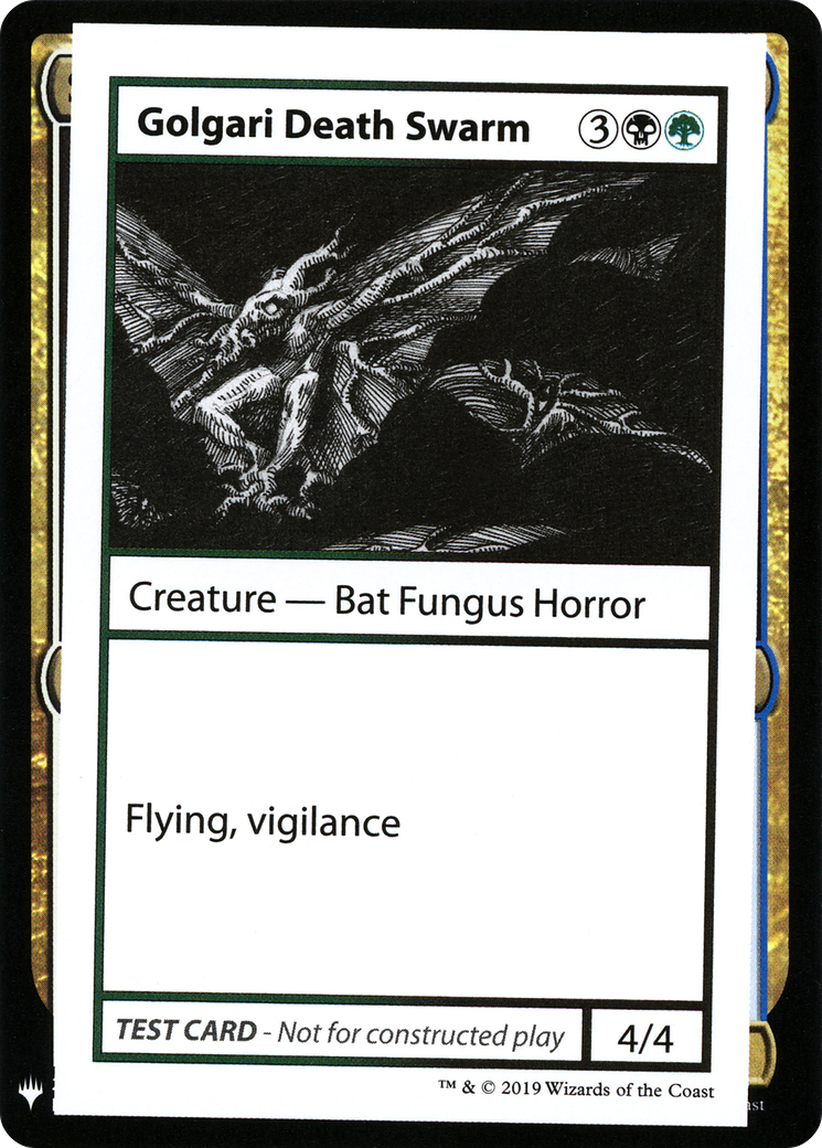 Golgari Death Swarm (CMB1-091) - Mystery Booster Playtest Cards 2019 - Premium MTG Single from Wizards of the Coast - Just $0.16! Shop now at Game Crave Tournament Store