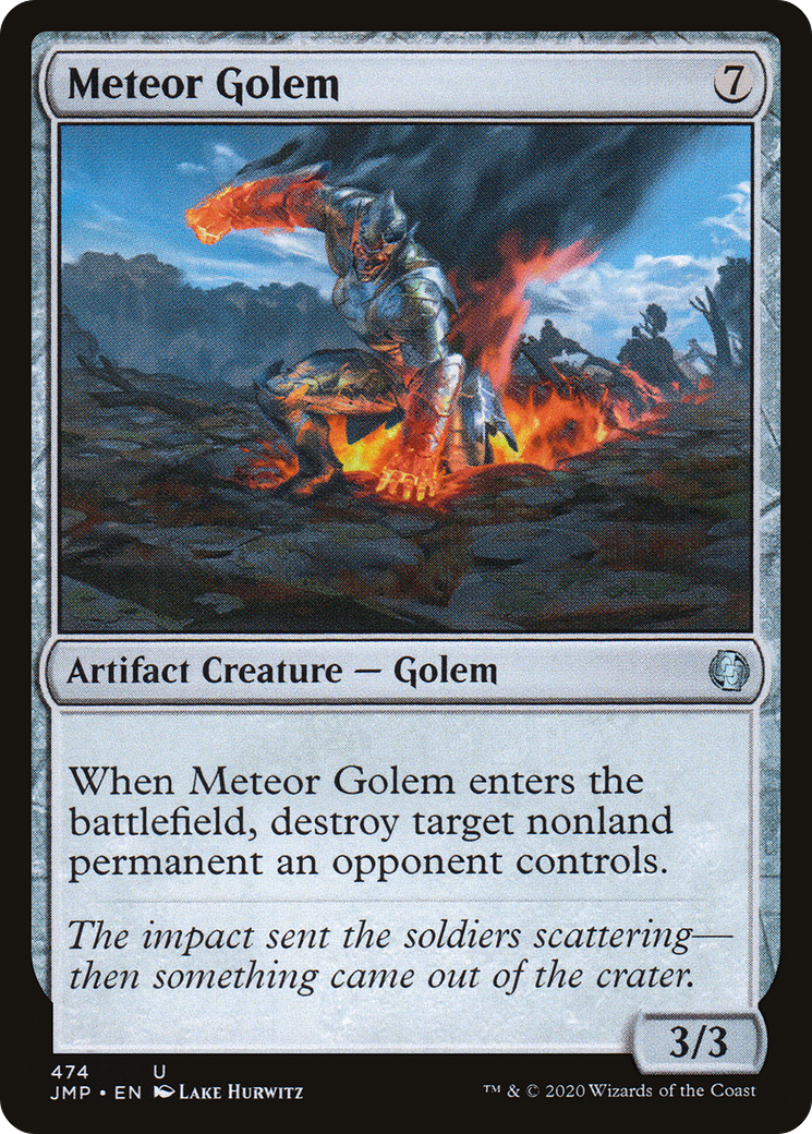 Meteor Golem (JMP-474) - Jumpstart - Premium MTG Single from Wizards of the Coast - Just $0.08! Shop now at Game Crave Tournament Store