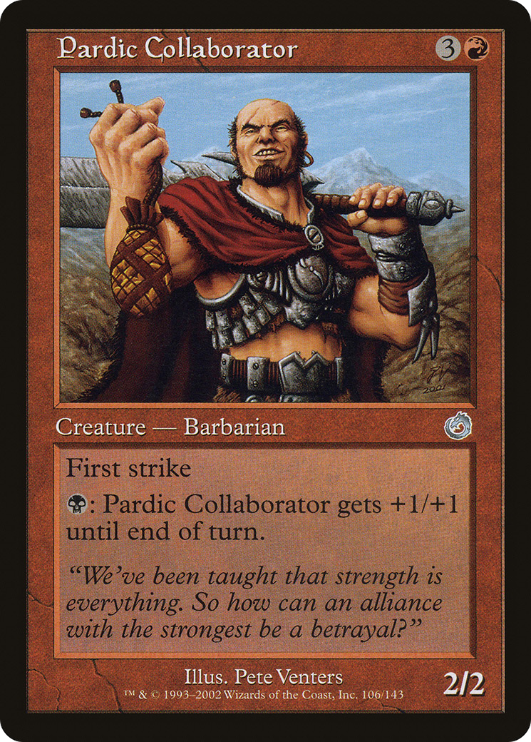 Pardic Collaborator (TOR-106) - Torment Foil - Premium MTG Single from Wizards of the Coast - Just $0.10! Shop now at Game Crave Tournament Store