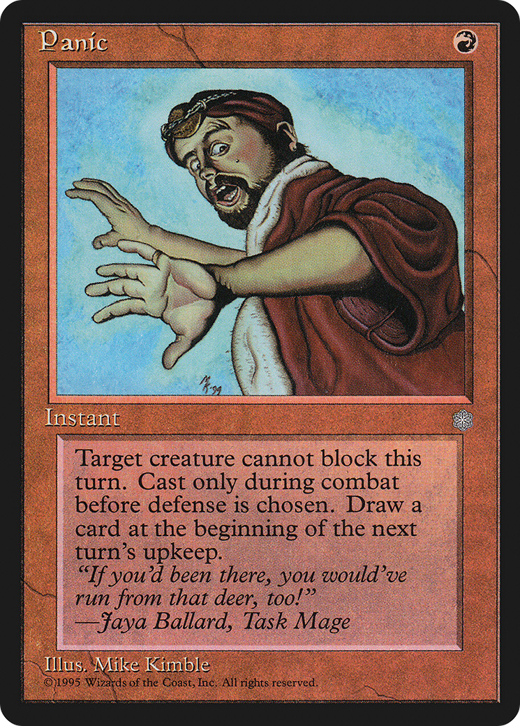 Panic (ICE-212) - Ice Age - Premium MTG Single from Wizards of the Coast - Just $0.08! Shop now at Game Crave Tournament Store