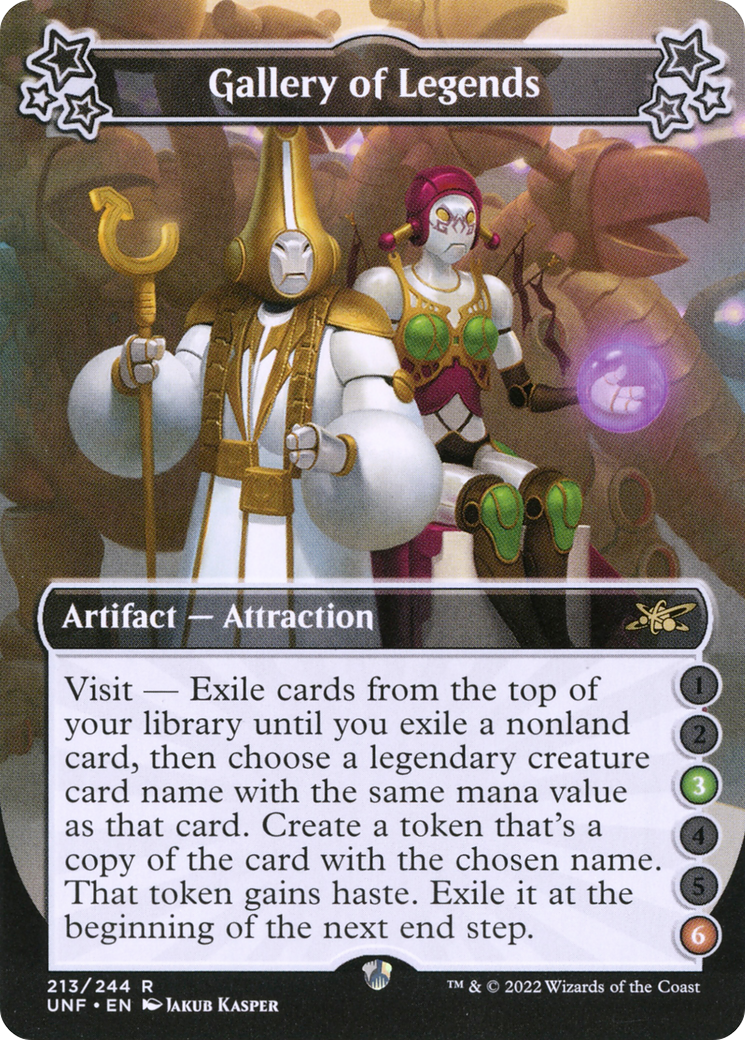 Gallery of Legends (UNF-213A) - Unfinity - Premium MTG Single from Wizards of the Coast - Just $0.08! Shop now at Game Crave Tournament Store