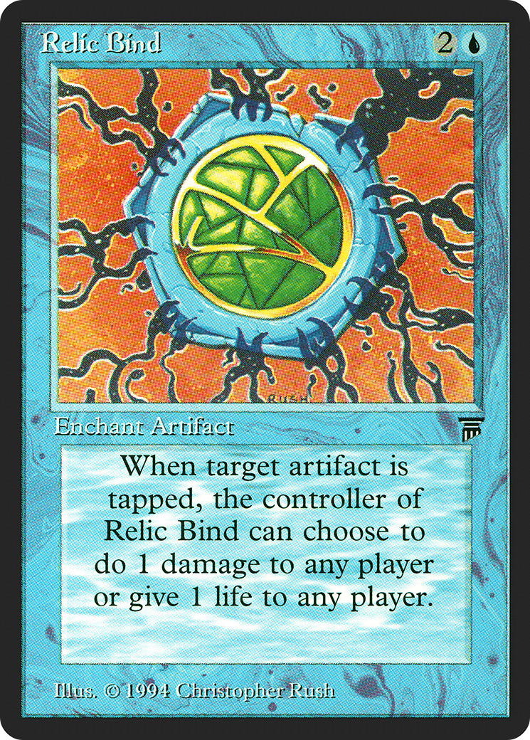Relic Bind (LEG-071) - Legends - Premium MTG Single from Wizards of the Coast - Just $1.18! Shop now at Game Crave Tournament Store