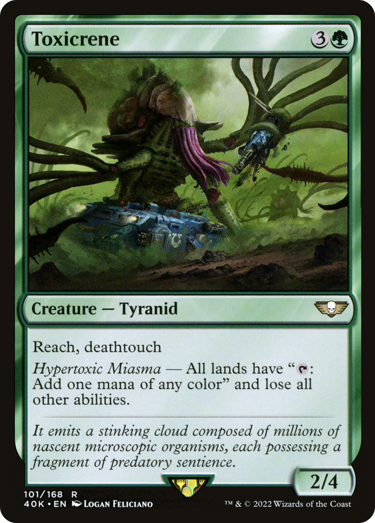 Toxicrene (40K-101) - Warhammer 40,000 Commander - Premium MTG Single from Wizards of the Coast - Just $0.50! Shop now at Game Crave Tournament Store