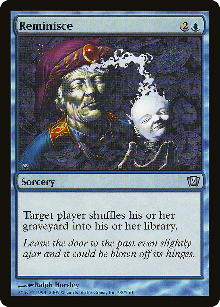 Reminisce (9ED-92★) - Ninth Edition Foil - Premium MTG Single from Wizards of the Coast - Just $0.22! Shop now at Game Crave Tournament Store