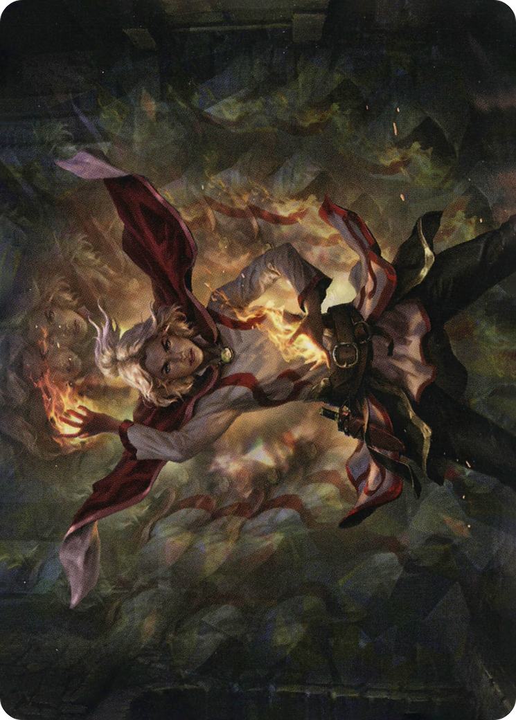 Delina, Wild Mage // Delina, Wild Mage (AAFR-031) - Adventures in the Forgotten Realms Art Series (Borderless) Foil - Premium MTG Single from Wizards of the Coast - Just $0! Shop now at Game Crave Tournament Store