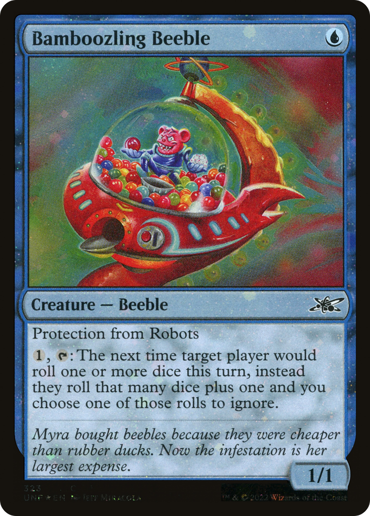 Bamboozling Beeble (UNF-323) - Unfinity Foil - Premium MTG Single from Wizards of the Coast - Just $0.15! Shop now at Game Crave Tournament Store