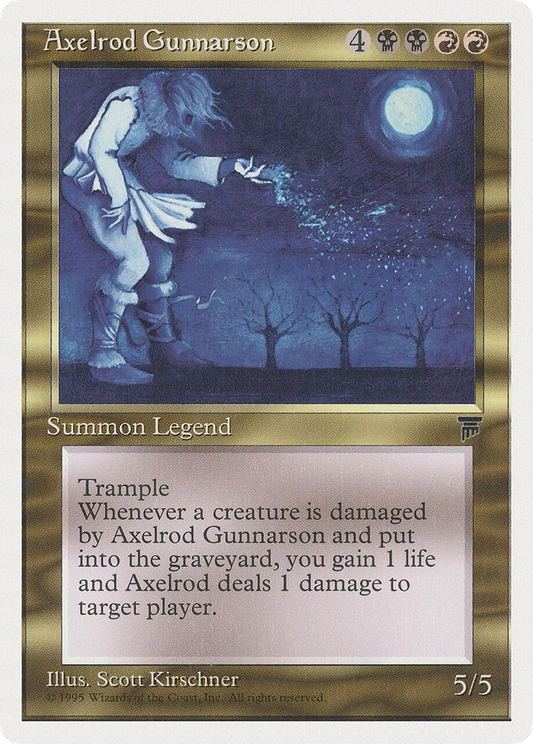 Axelrod Gunnarson (CHR-072) - Chronicles - Premium MTG Single from Wizards of the Coast - Just $0.21! Shop now at Game Crave Tournament Store