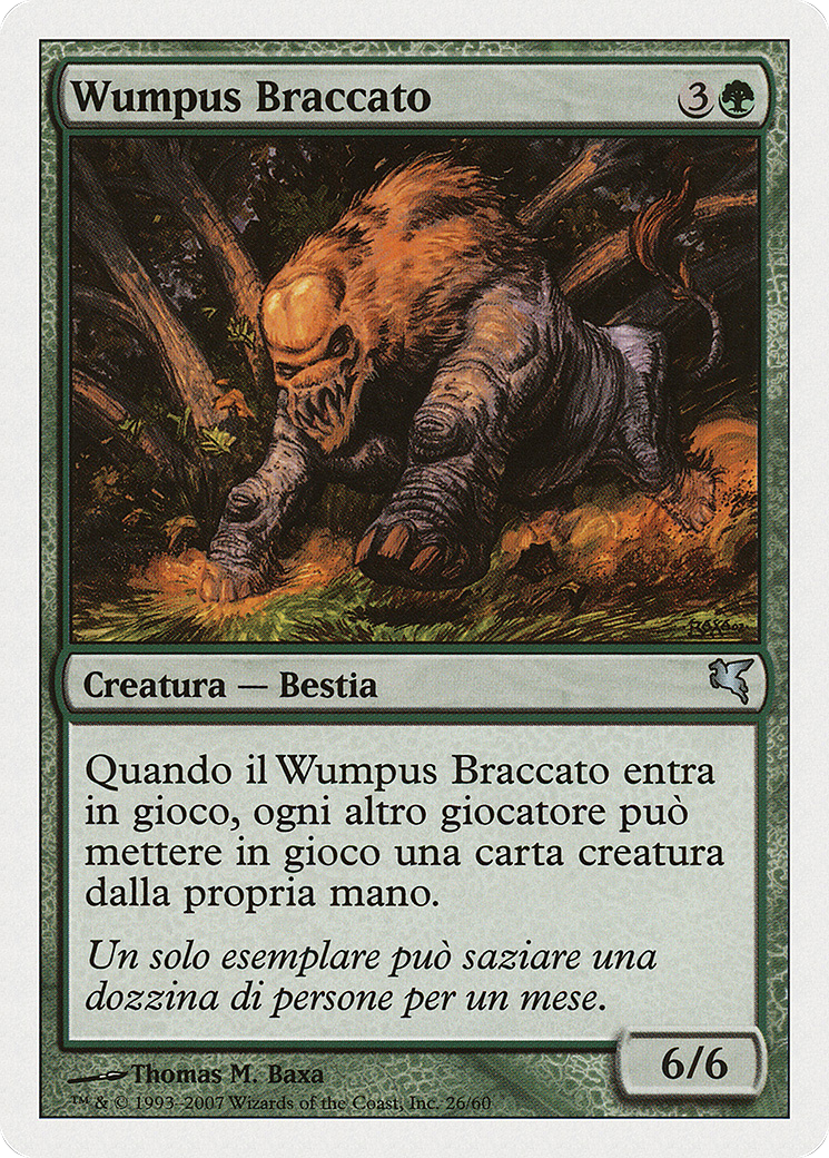 Hunted Wumpus (PSAL-K26) - Salvat 2005 - Premium MTG Single from Wizards of the Coast - Just $0! Shop now at Game Crave Tournament Store