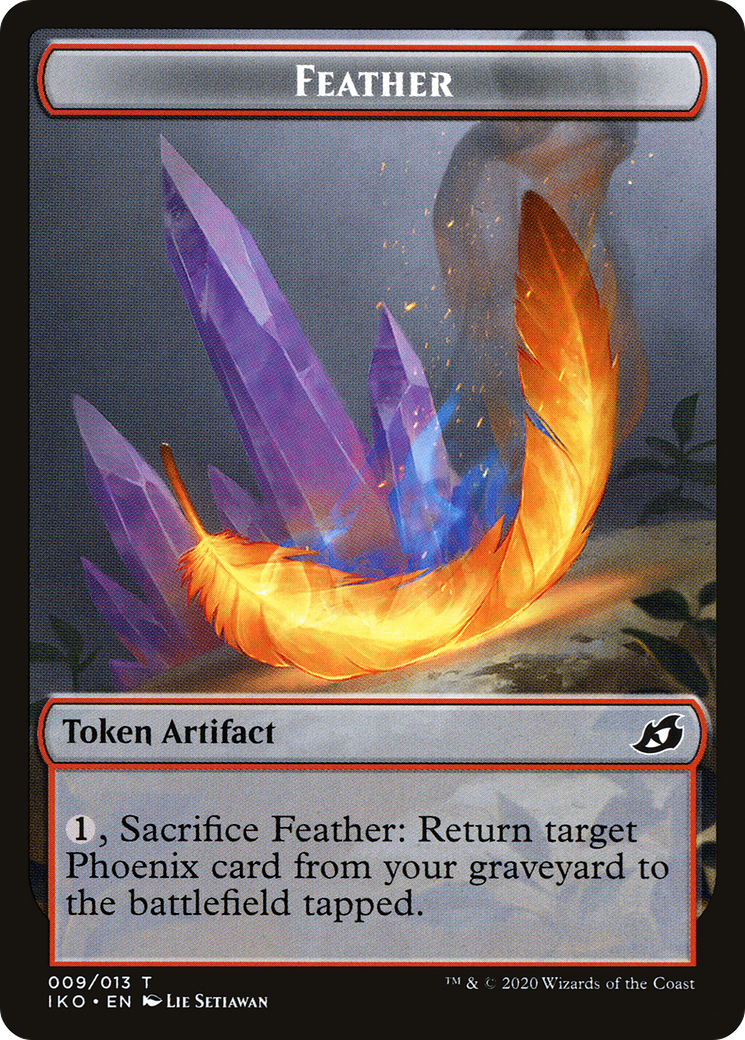 Feather (TIKO-009) - Ikoria: Lair of Behemoths Tokens Foil - Premium MTG Single from Wizards of the Coast - Just $0! Shop now at Game Crave Tournament Store