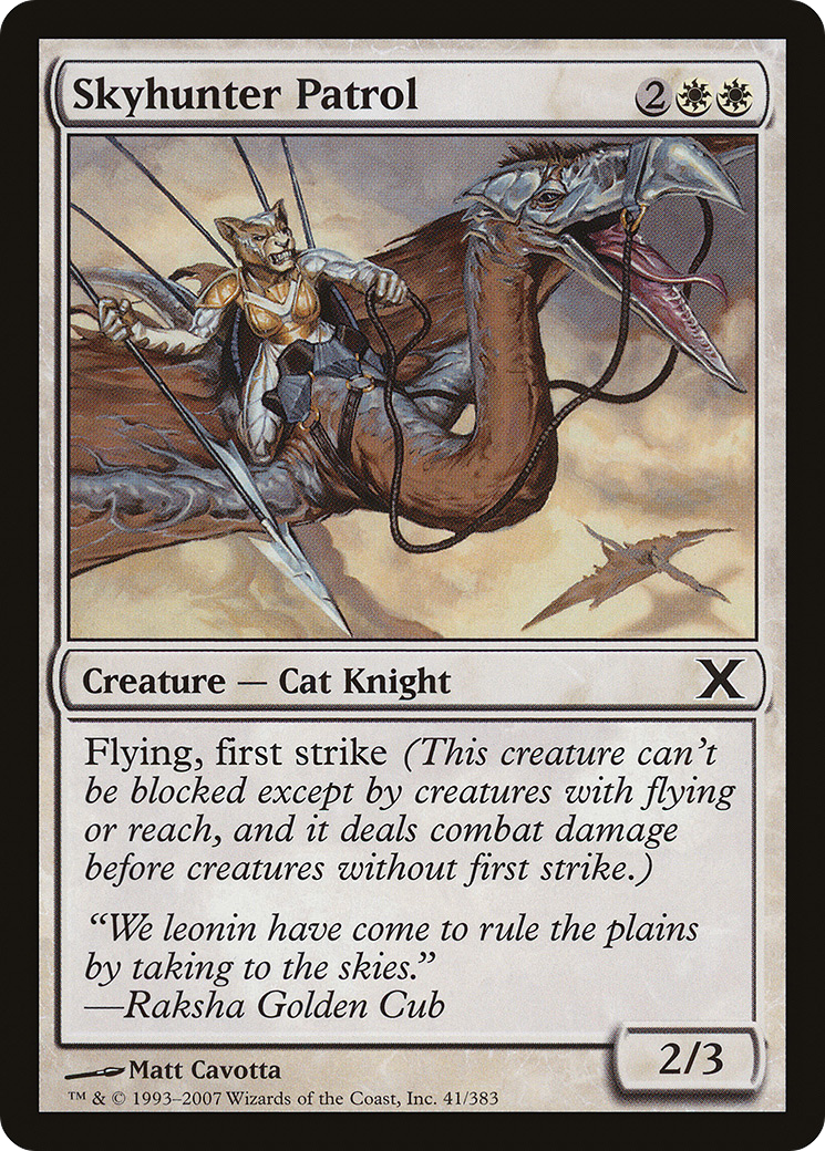 Skyhunter Patrol (10E-041) - Tenth Edition - Premium MTG Single from Wizards of the Coast - Just $0.25! Shop now at Game Crave Tournament Store