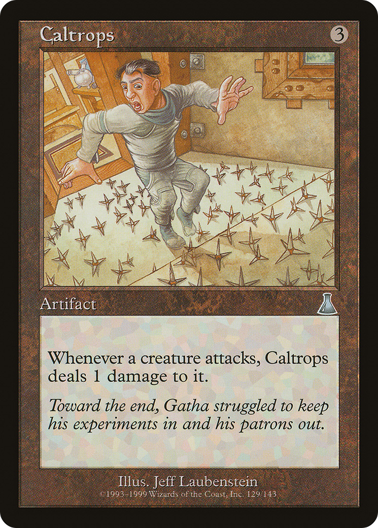 Caltrops (UDS-129) - Urza's Destiny Foil - Premium MTG Single from Wizards of the Coast - Just $14.22! Shop now at Game Crave Tournament Store