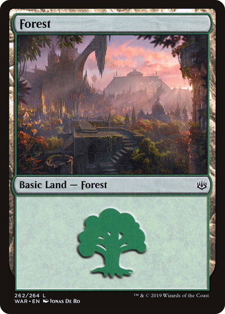 Forest (WAR-262) - War of the Spark - Premium MTG Single from Wizards of the Coast - Just $0.25! Shop now at Game Crave Tournament Store