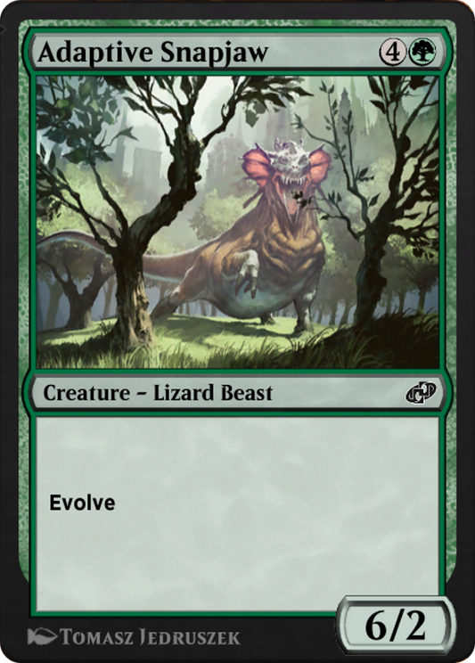 Adaptive Snapjaw (J21-537) - Jumpstart: Historic Horizons - Premium MTG Single from Wizards of the Coast - Just $0! Shop now at Game Crave Tournament Store