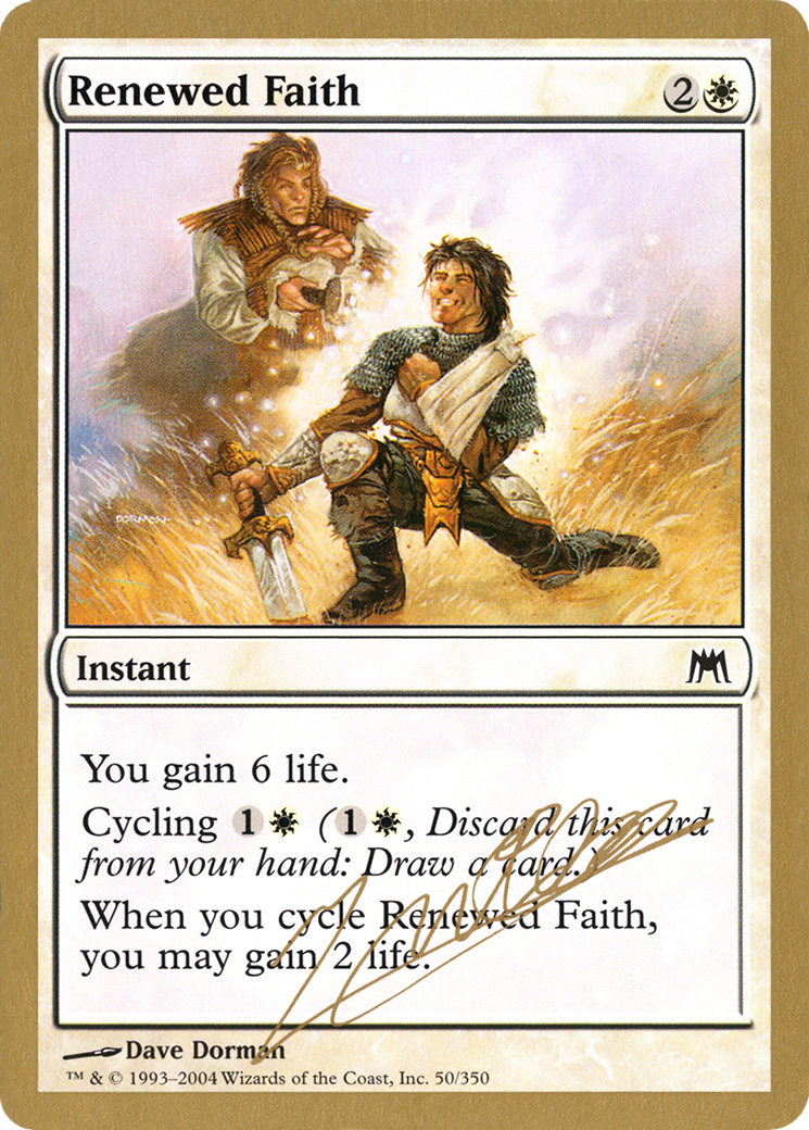 Renewed Faith (WC04-JN50) - World Championship Decks 2004 - Premium MTG Single from Wizards of the Coast - Just $0.08! Shop now at Game Crave Tournament Store